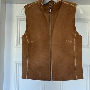 Michael Kors Tan Suede Vest (Small)